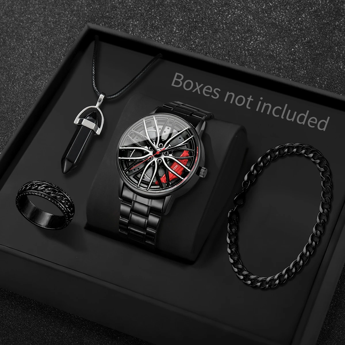 Jewelry Clasp Watches - 4 Buah/Set Jam Tangan Olahraga Pria