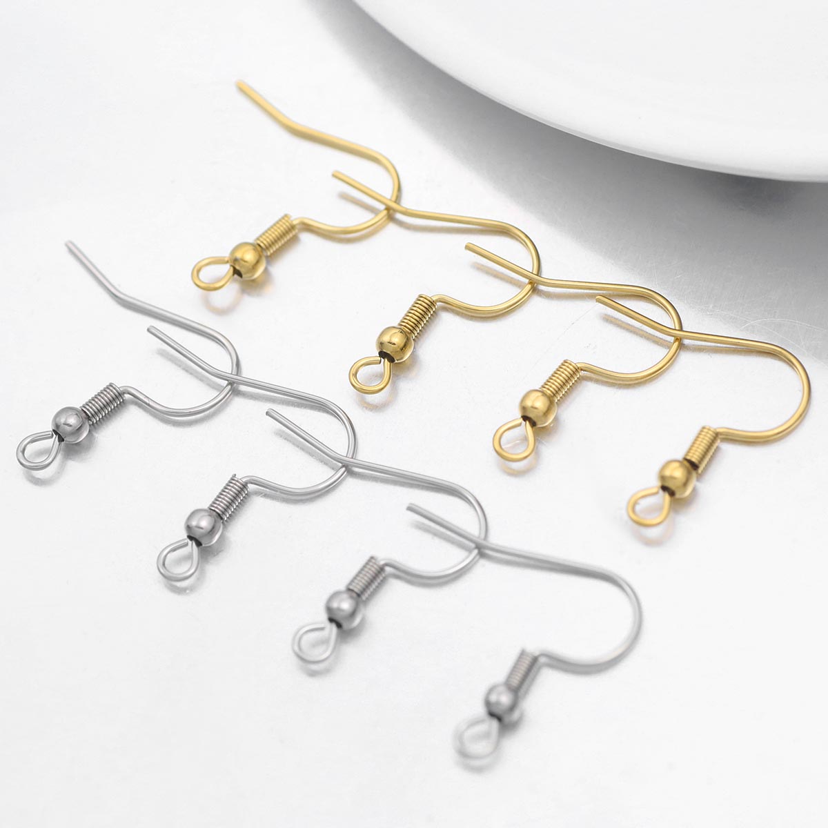 Drop Earrings - 10-20Pcs 19x21mm Aksesoris Anting Bahan Stainless