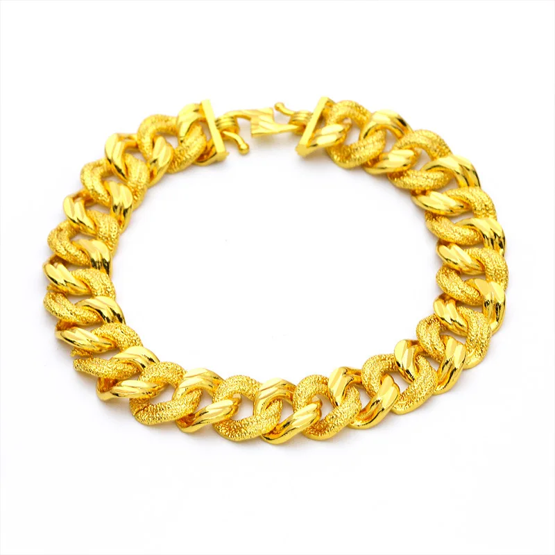 Fine Jewelry Watches Women - Gelang warna emas untuk wanita pria