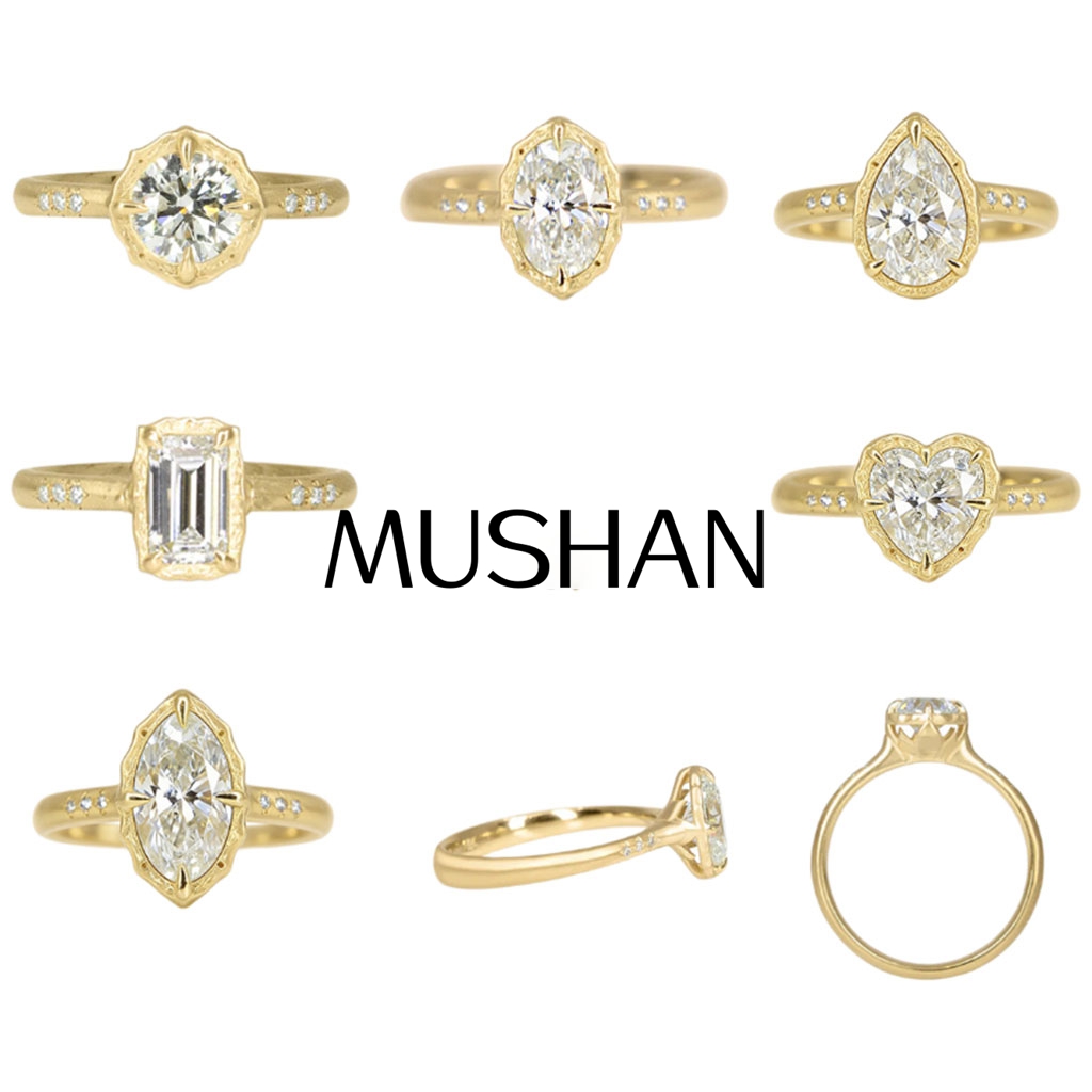 Moissanite Ring - Perhiasan Khusus MUSHAN Cincin Perak Sterling
