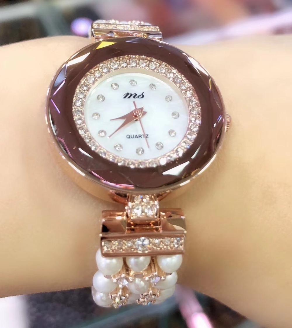 Fine Jewelry Watches Women - Gelang manik-manik mutiara air tawar alami