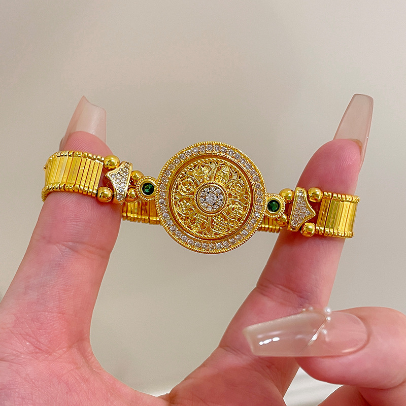 Fine Jewelry Watches Women - Gelang berbentuk lingkaran dengan gaya klasik
