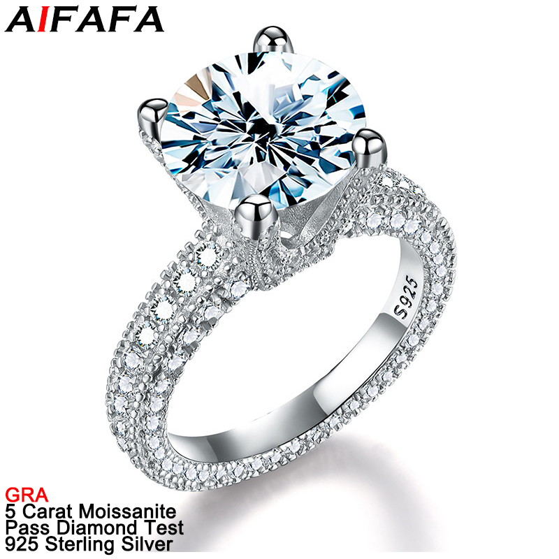 Cincin Berlian Moissanite Asli - Moissanite Ring ulasan dan harga