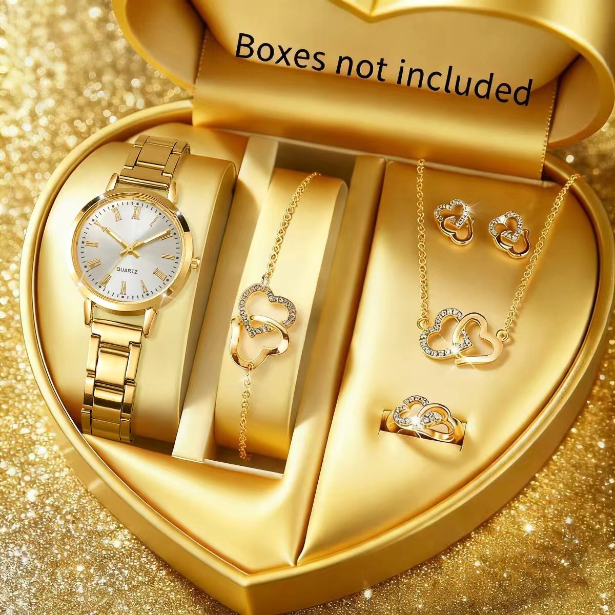 6 Buah Jam Tangan Kuarsa Wanit - Jewelry Clasp Watches ulasan dan harga