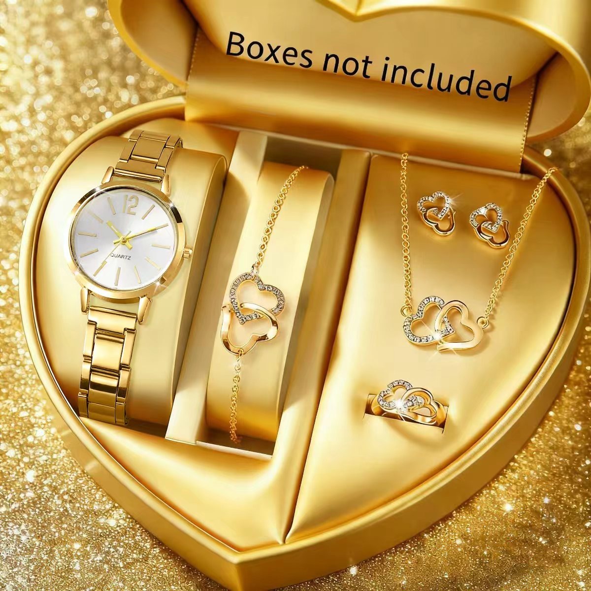 6 Buah Jam Tangan Kuarsa Wanit - Jewelry Clasp Watches ulasan dan harga