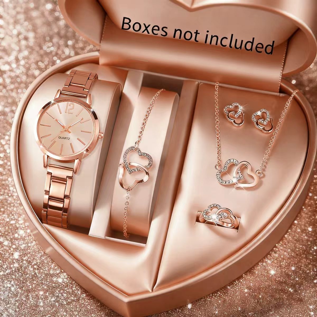 6 Buah Jam Tangan Kuarsa Wanit - Jewelry Clasp Watches ulasan dan harga