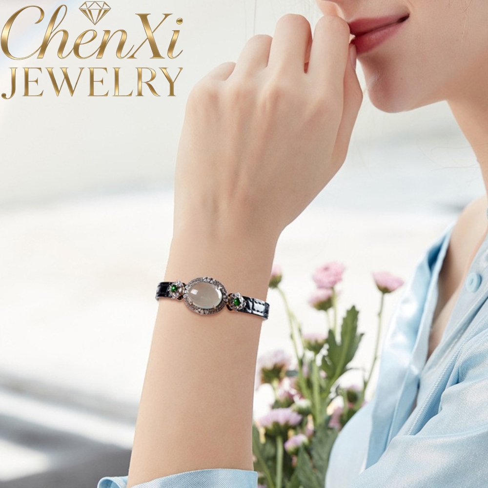 Gelang Jadeite Biru Air Alami  - Fine Jewelry Watches Women ulasan dan harga