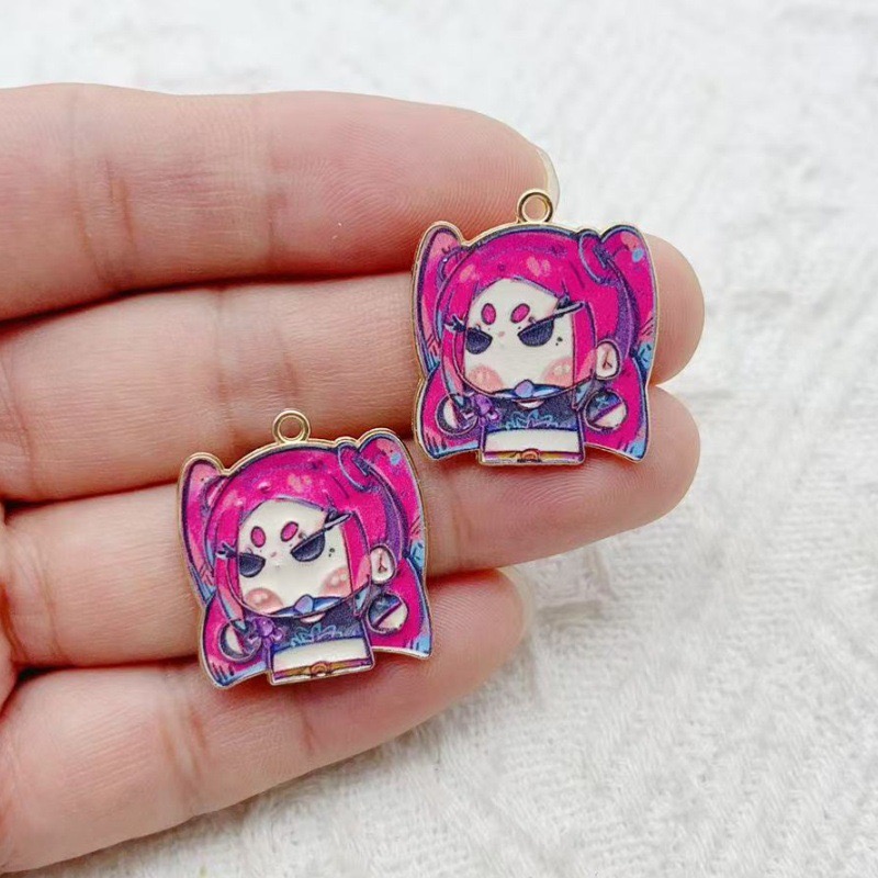 10 Buah Liontin Anime Kartun T - Drop Earrings ulasan dan harga