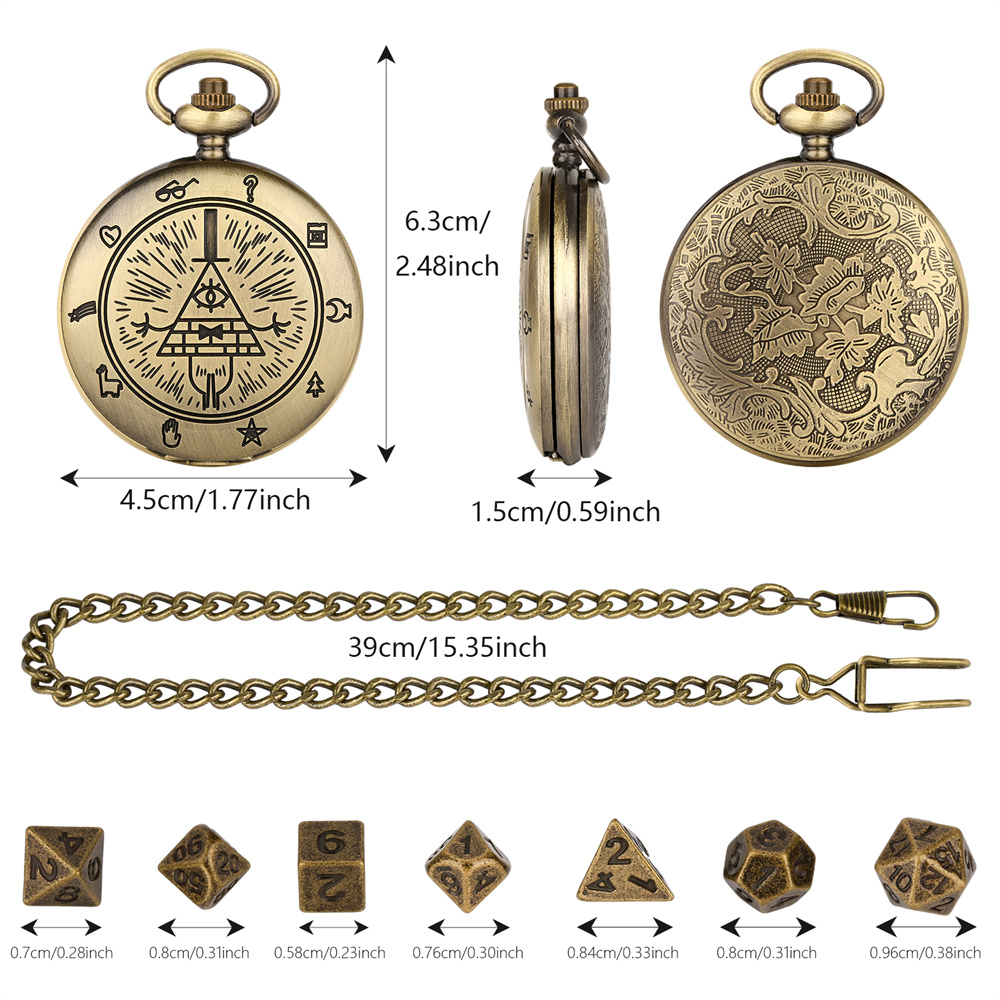 Kotak jam tangan saku perunggu - Vintage Pocket Watch ulasan dan harga