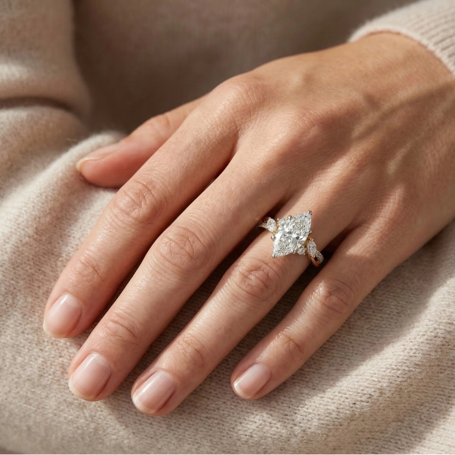 Perhiasan Khusus MUSHAN Cincin - Moissanite Ring ulasan dan harga