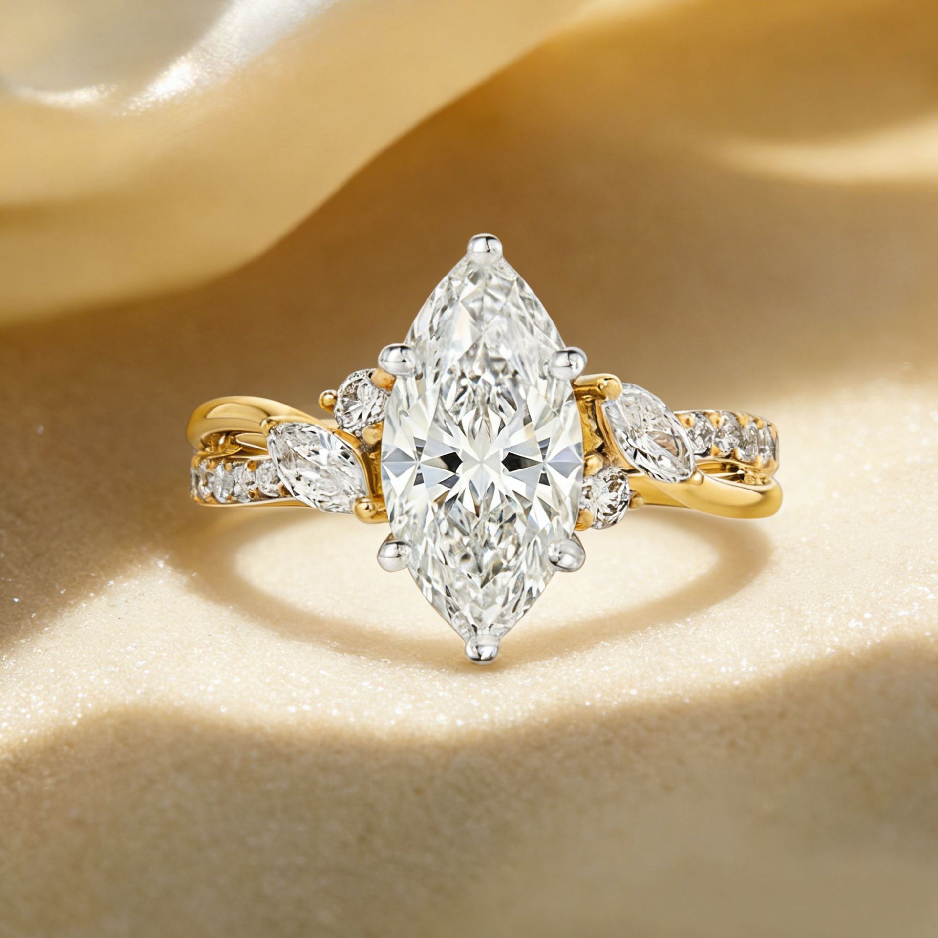Perhiasan Khusus MUSHAN Cincin - Moissanite Ring ulasan dan harga
