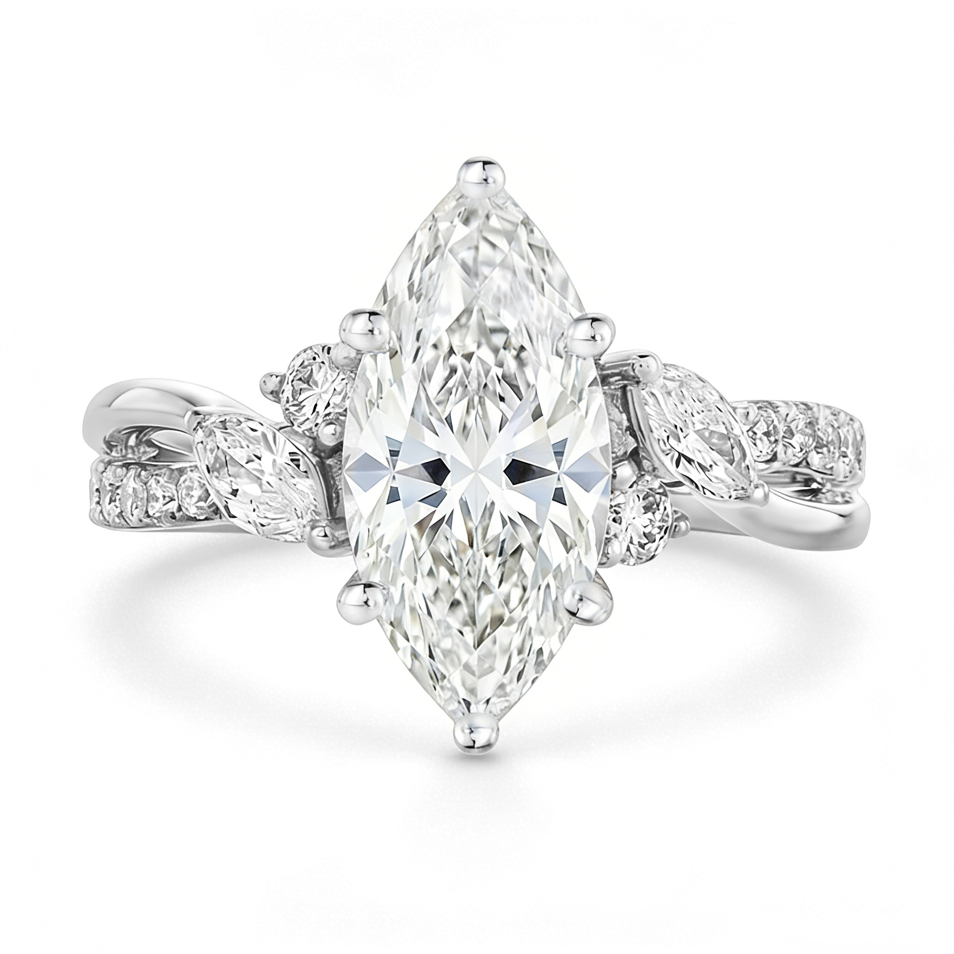 Perhiasan Khusus MUSHAN Cincin - Moissanite Ring ulasan dan harga