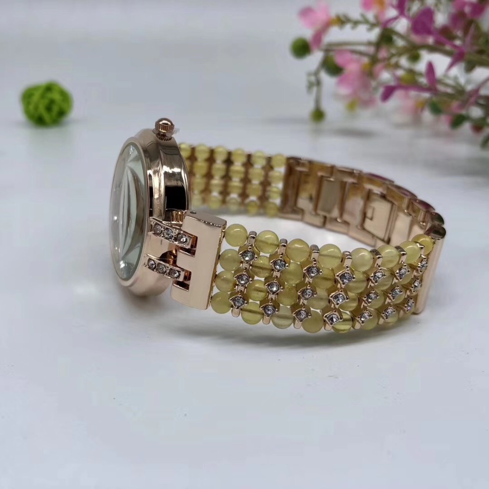Gelang manik-manik batu Amber  - Fine Jewelry Watches Women ulasan dan harga