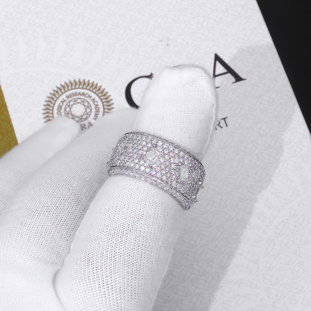 Cincin Moissanite 925 VVS Perh - Moissanite Ring ulasan dan harga