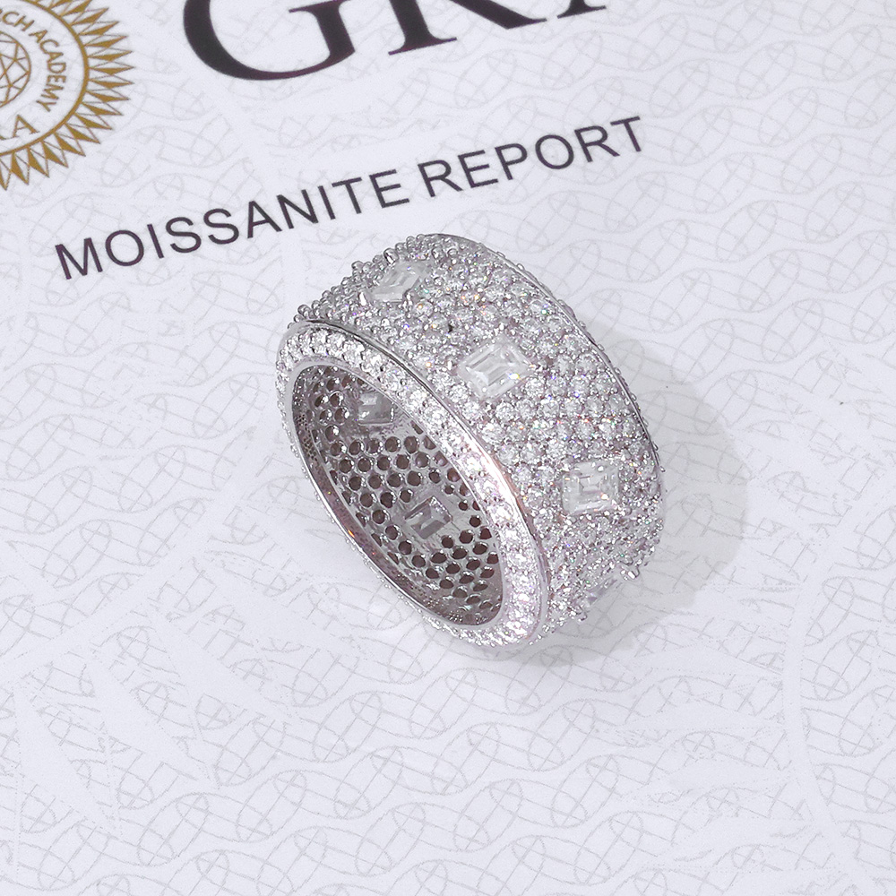 Cincin Moissanite 925 VVS Perh - Moissanite Ring ulasan dan harga