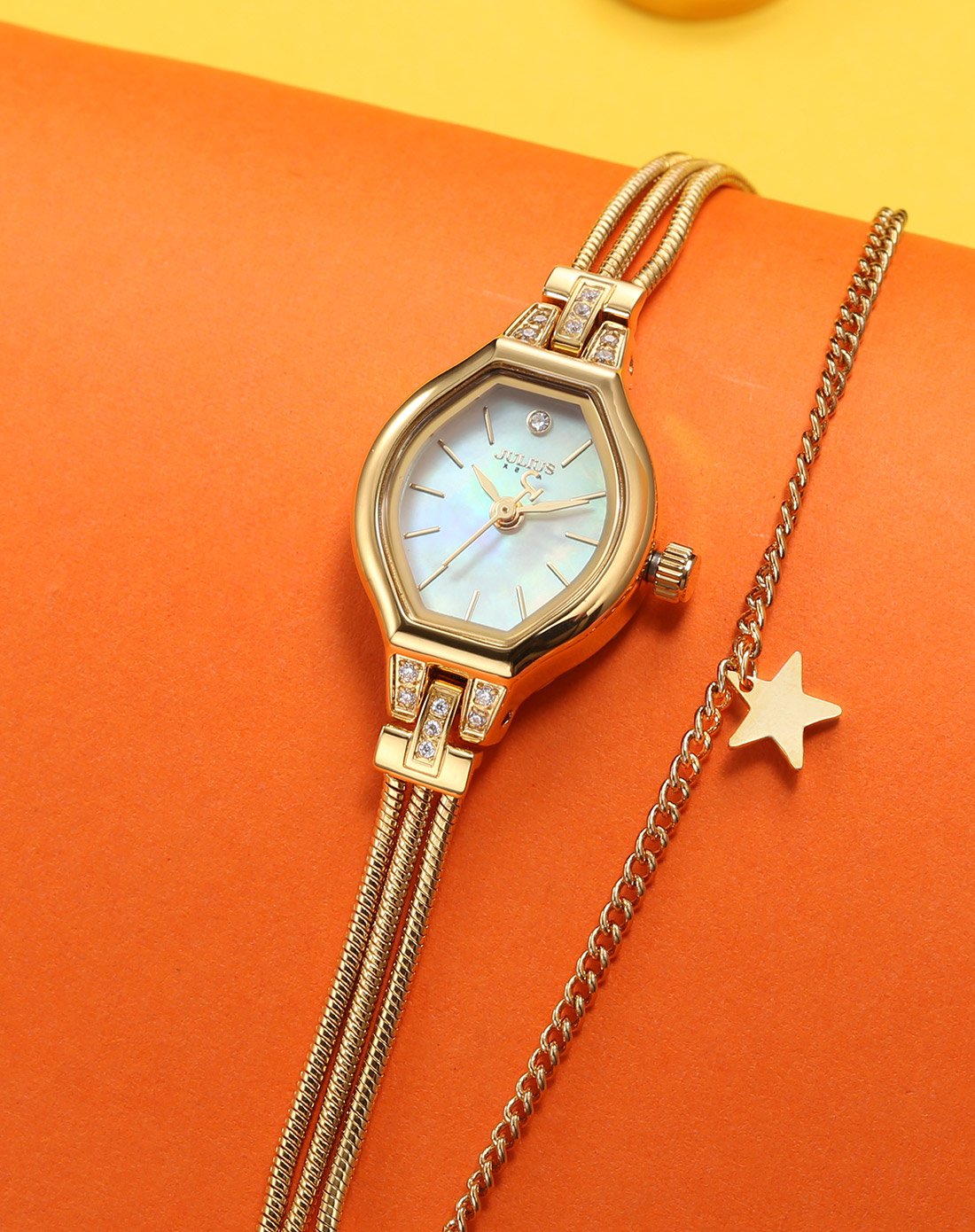 Jam Tangan Perhiasan Gelang Mi - Jewelry Clasp Watches ulasan dan harga