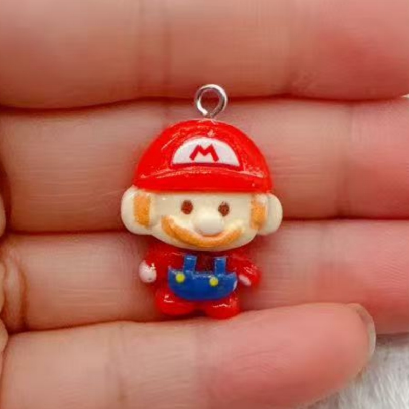 10 buah liontin kartun resin,  - Drop Earrings ulasan dan harga