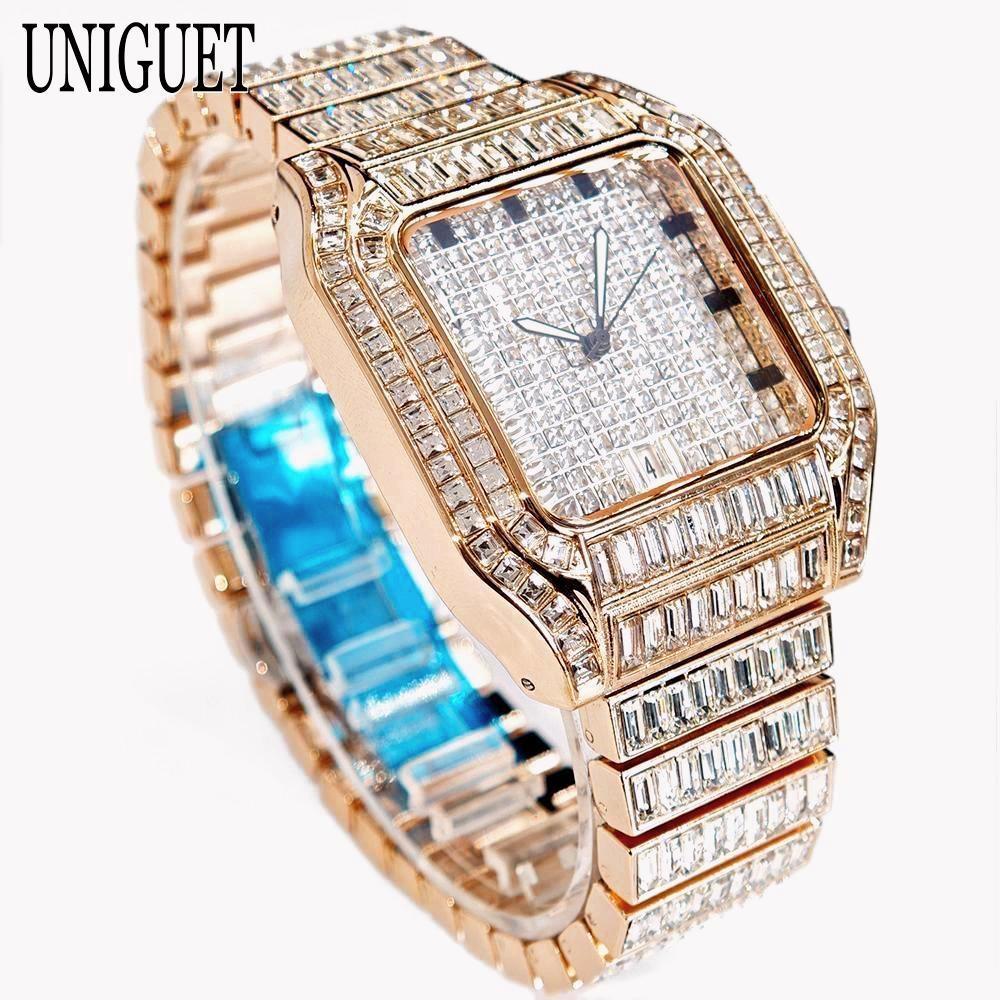 Jam Tangan UNIGUET Rose Ice Sq - Jewelry Clasp Watches ulasan dan harga