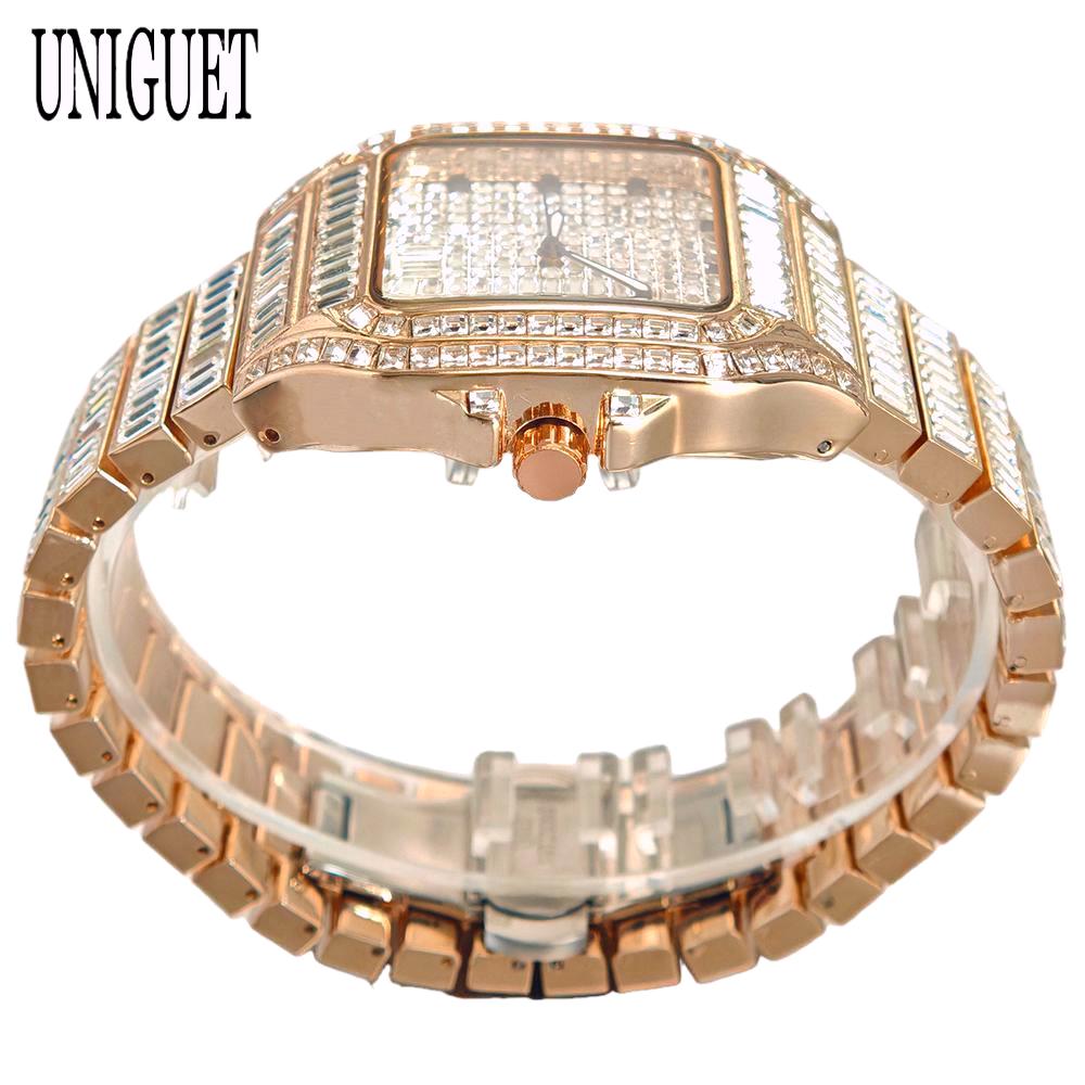 Jam Tangan UNIGUET Rose Ice Sq - Jewelry Clasp Watches ulasan dan harga